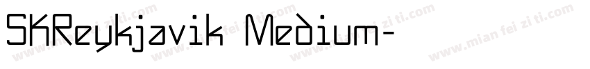 SKReykjavik Medium字体转换